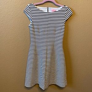 Lilly Pulitzer Navy & White Striped Dress Size Small